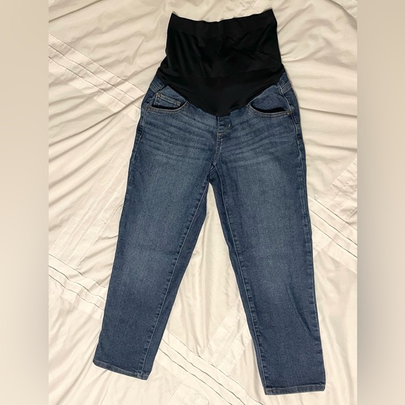 Sonoma Denim - Sonoma Maternity Goods For Life® Over-the-Belly Girlfriend Jeans